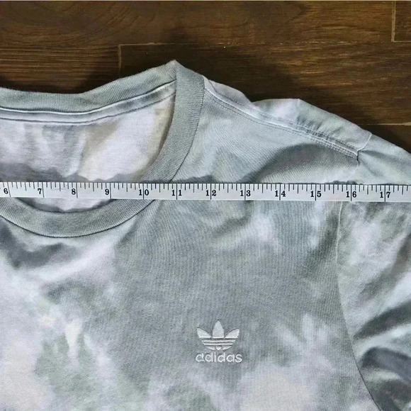 Men's adidas Tie Dye Sports Home Short Sleeve Colorblock T-Shirt Sz Large - Picture 4 of 4